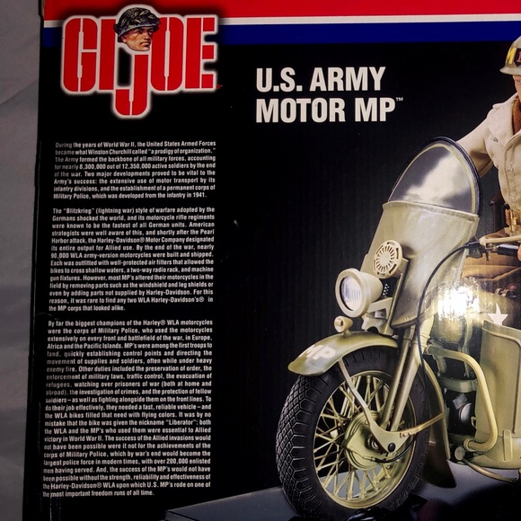 G.I. Joe Harley-Davidson Motor MP Hasbro Vintage, Collectible - NIB SALE - Picture 2 of 8